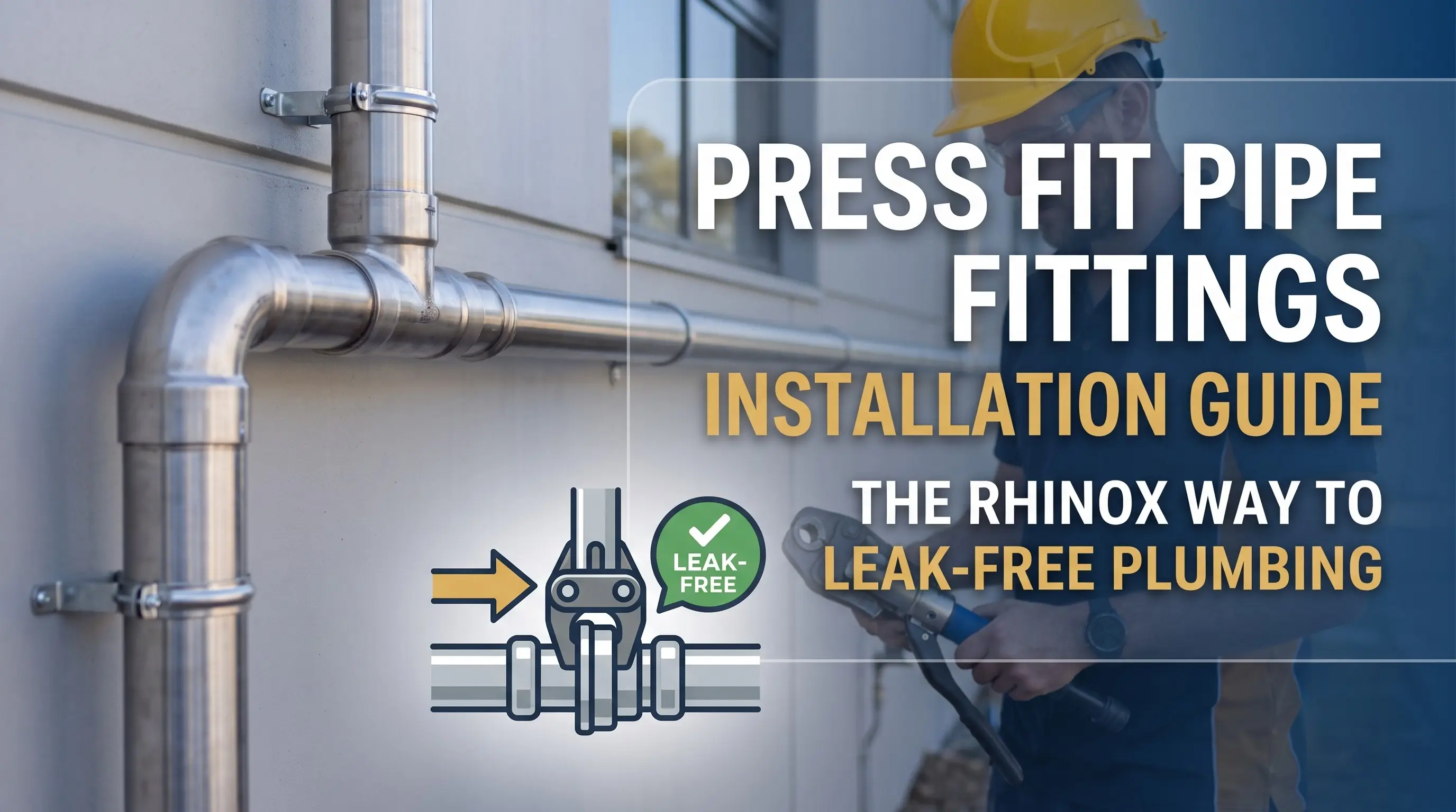 Press Fit Pipe Fittings Installation Guide: The Rhinox Way to Leak-Free Plumbing
